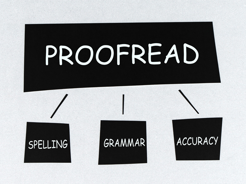 Proofreading image